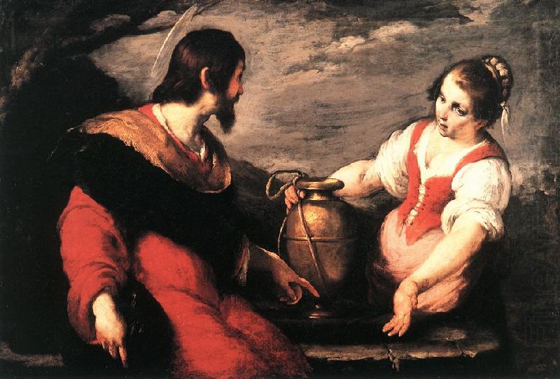 STROZZI, Bernardo Christ and the Samaritan Woman xdg china oil painting image